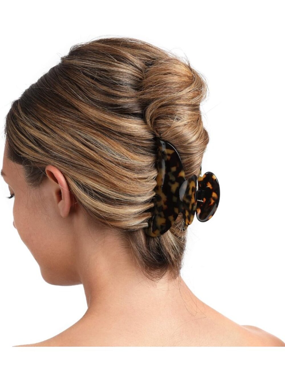 Tortoise & Leopard Print Medium Hair Claw Clips for Women - 3 Pack Hair - Picture 6 of 9